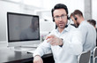 © ASDF - professional call center operator pointing at you