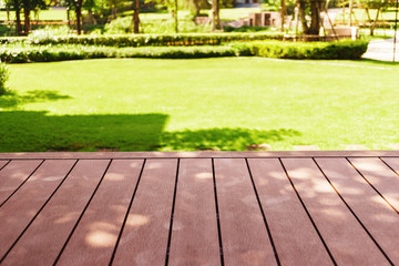 bench in the park, Page decking front lawn, Landscape formal, front yard is beautifully designed garden, Garden design for background.