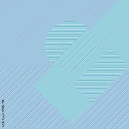 Blue geometric vector backg...