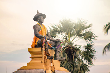 Saysettha Statue at Thatluang Stupa, Vientiena, Laos