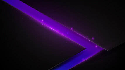 Black and purple abstract triangle background