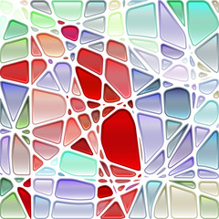 abstract vector stained-glass mosaic background