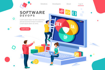 Wall Mural - programmer, user administrator, professional engine. software support to build banner infographic. a