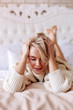 © zinkevych - Appealing woman with natural makeup feeling excited and inspired