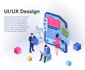 Wall Mural - mobile app development for foldable phones