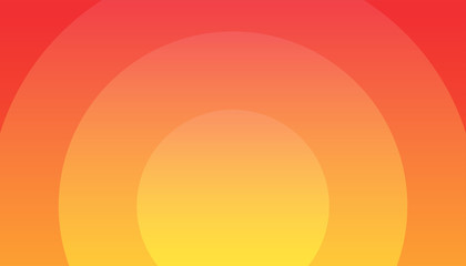 Poster - Sunset vector illustration, EPS10, Orange Background - Wonderful wallpaper for decoration of hot Actions, Ads and Travel offers to Southern countries Travel.