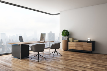 Bright office interior