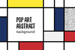 © Kapitosh - Pop art geometry mondrian style line back