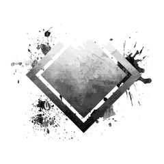 Wall Mural - dark grungy badge