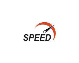 Wall Mural - Speed logo faster template vector icon illustration design 