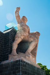 El Pipila monument in Guanajuato city. Mexico