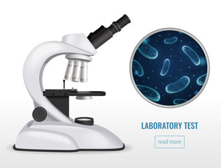 Poster - Laboratory Test Vector Illustration 