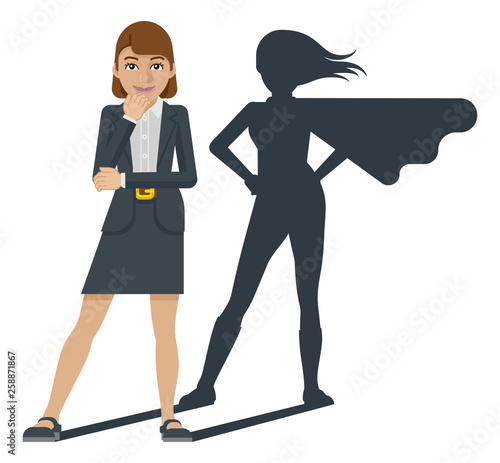 A young business woman reve...