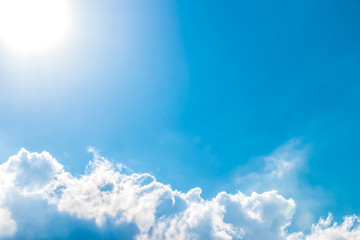 Wall Mural - blue sky with cloud