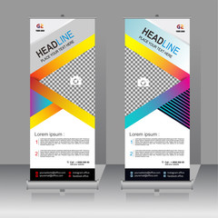 Business vertical banner template