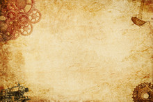 Steampunk Paper Background