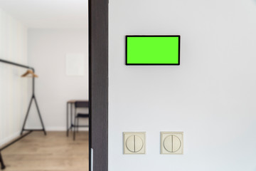 Wall Mural - Home control with a smart device