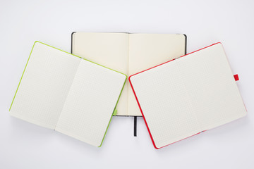 Wall Mural - notebook at white background