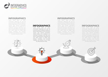 Infographic Design Template. Creative Concept With 4 Steps