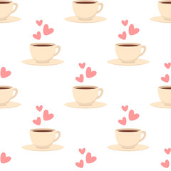 Sticker - Love tea pattern