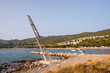 Fishing platform, named tunera in Croatia