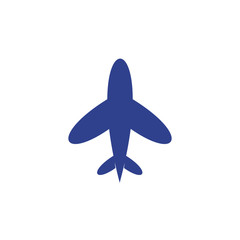 Travel logo with plane icon illustraiton