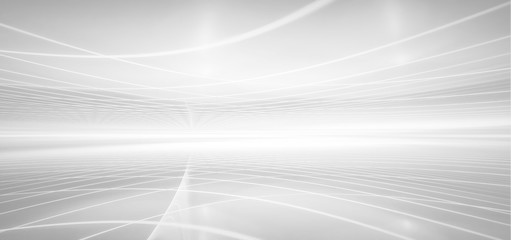 white futuristic background