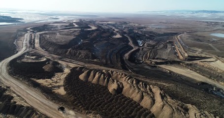 Wall Mural - coal mining russia