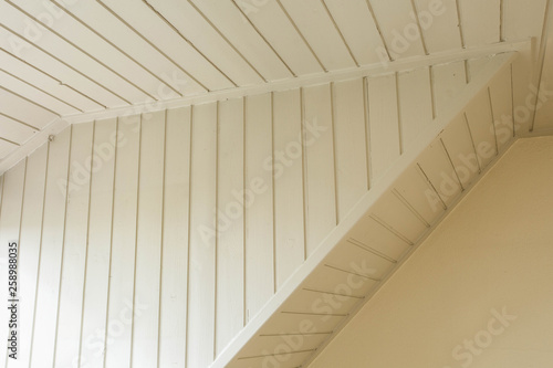 Old Plaster And Lath Ceiling White Wood Vintage Design Buy This