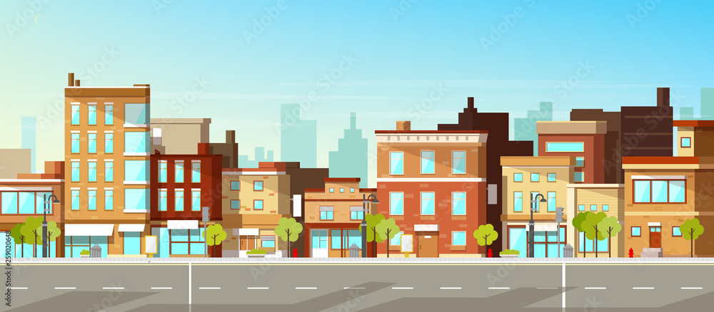 city building illustration