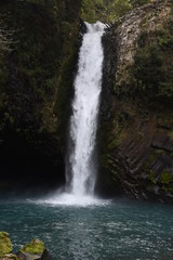 Sticker - The famous waterfall of Japan. 