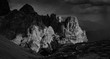 © Miroslaw - dolomites BW