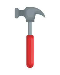 Wall Mural - hammer tool isolated icon