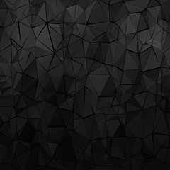  Black Polygonal Background