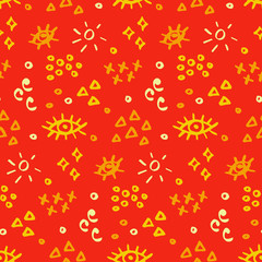 Poster - Ethnic seamless pattern