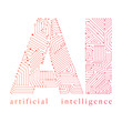 Artificial Intelligence concept vector icon.