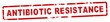 © fotohansel - nlsb129 NewLongStampBanner nlsb - english text - antibiotic resistance: stamp / single / red / template - aspect ratio 5:1 - 5to1 xxl e7427