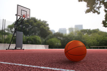 Basketball, Outdoor Court , 3d Illustration.