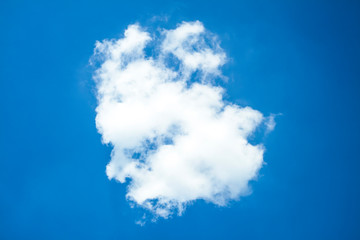 Wall Mural - White Cloud in blue sky on a sunny day