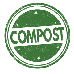 Sticker - Compost sign or stamp