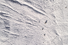 White Terrain From Drone