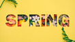 © AD Photography/Stocksy - Flower Decoration with word ''spring''