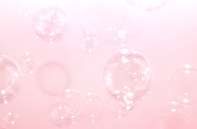 Pink Bubbles Background
