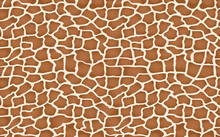 Giraffe Texture Pattern Seamless Repeating Brown Beige White Safari Zoo Jungle Print