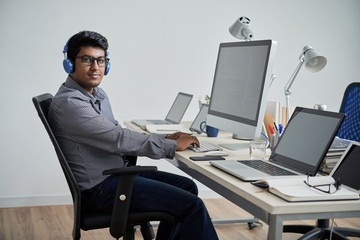 developer working on computers