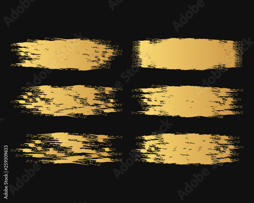 Hand Drawn Golden Grunge Torn Box Shapes Vector Isolated Background Edge Rough Distressed Brush Gold Frames Buy This Stock Vector And Explore Similar Vectors At Adobe Stock Adobe Stock