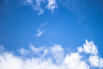 Wall Mural - Texture of sky in the afternoon of the day with contrast of cloud and sky