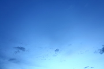 black cloud on blue night sky