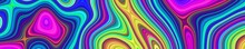 Psychedelic Web Abstract Pattern And Hypnotic Background,  Page Header.