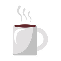 Sticker - Hot coffee mug cartoon